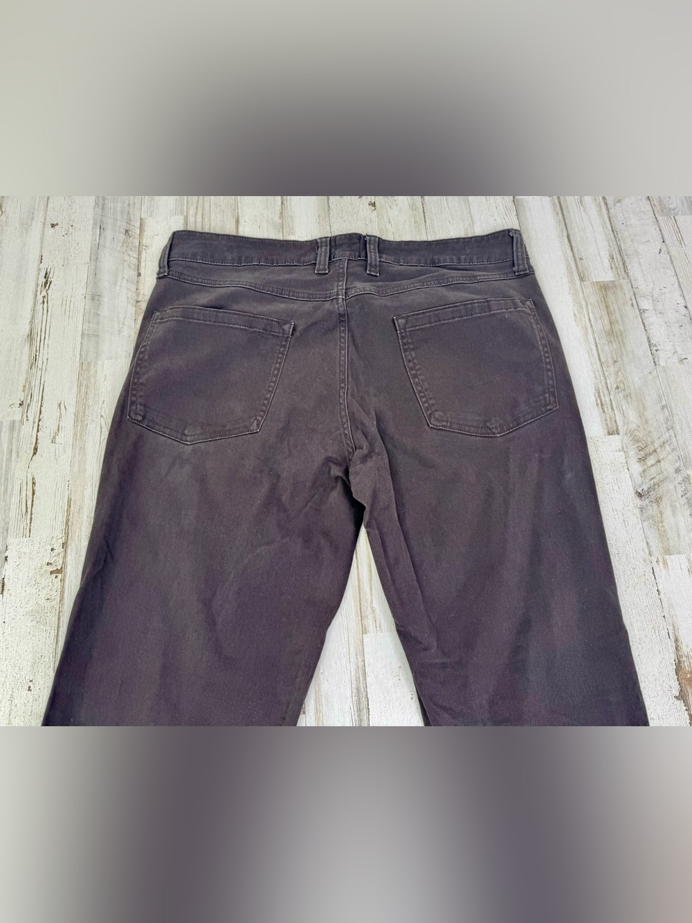 Gap Mens Straight Leg Pants Khaki Brown 32x32 (33x30) Button Zip Close - Picture 10 of 11
